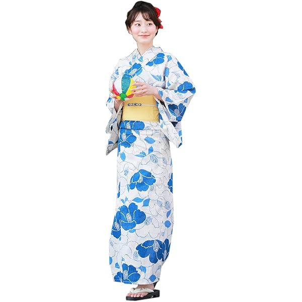 [生成りに菊]綿麻浴衣単品 Amazon | [ブリリアントピース] 浴衣 単品 レトロ 高級変わり